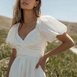 Mustard Seed Michelle Mini Dress In White