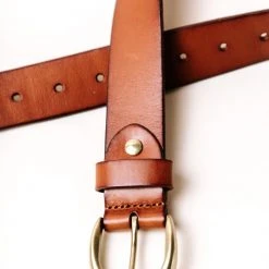 ANARCHY STREET Brown Genuine Leather Belt Belts