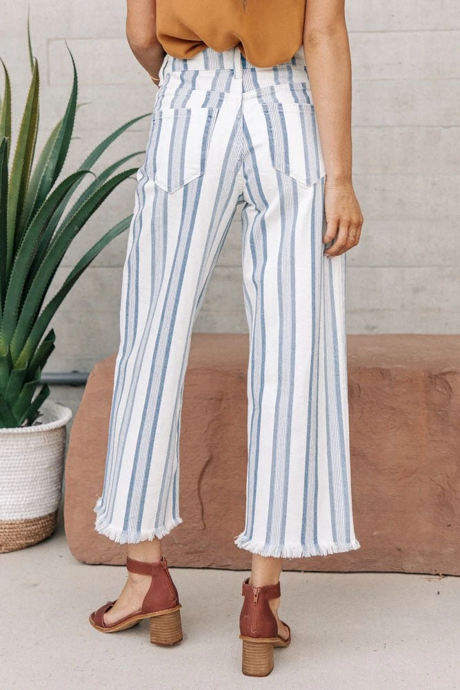 KanCan Striped Wide Leg Pants - FINAL SALE 9 KanCan Striped Wide Leg Pants - FINAL SALE