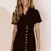 FINAL TOUCH COLLECTION Beck Mini Dress In Black