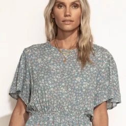 LAKE FLOWER FASHION New Arrivals Eliza Midi Dress