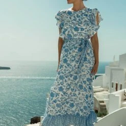 DRESS FORUM Rosette Maxi Dress New Arrivals