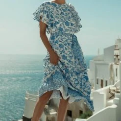 DRESS FORUM Rosette Maxi Dress New Arrivals