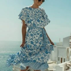 DRESS FORUM Rosette Maxi Dress New Arrivals