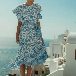 DRESS FORUM Rosette Maxi Dress New Arrivals