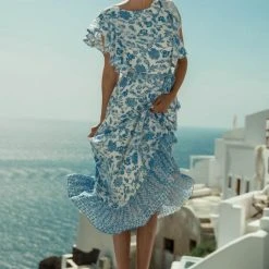 DRESS FORUM Rosette Maxi Dress New Arrivals