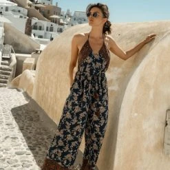 DRESS FORUM Rene Halter Jumpsuit