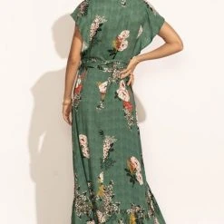 LOVE STITCH Clothing Illustrated Amber Floral Dress