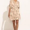 LOVE STITCH Clothing Illustrated Dresses Eve Floral Mini Dress