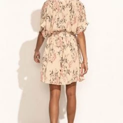 LOVE STITCH Clothing Illustrated Dresses Eve Floral Mini Dress