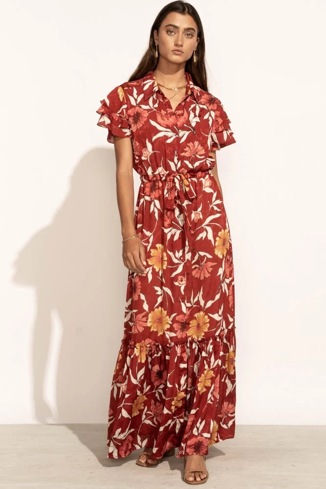 LOVE STITCH Clothing Illustrated Magnolia Maxi Dress New Arrivals 8 LOVE STITCH Clothing Illustrated Magnolia Maxi Dress New Arrivals