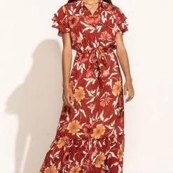 LOVE STITCH Clothing Illustrated Magnolia Maxi Dress New Arrivals 14 LOVE STITCH Clothing Illustrated Magnolia Maxi Dress New Arrivals