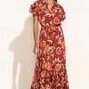 LOVE STITCH Clothing Illustrated Magnolia Maxi Dress New Arrivals