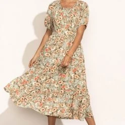CALISTA New Arrivals Maryam Floral Midi Dress