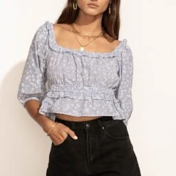 LUSH CLOTHING New Arrivals Cora Cropped Top