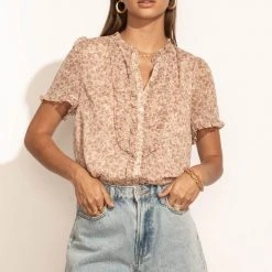 DOE&RAE Faye Floral Blouse Tops 14 DOE&RAE Faye Floral Blouse Tops