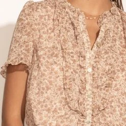 DOE&RAE Faye Floral Blouse Tops