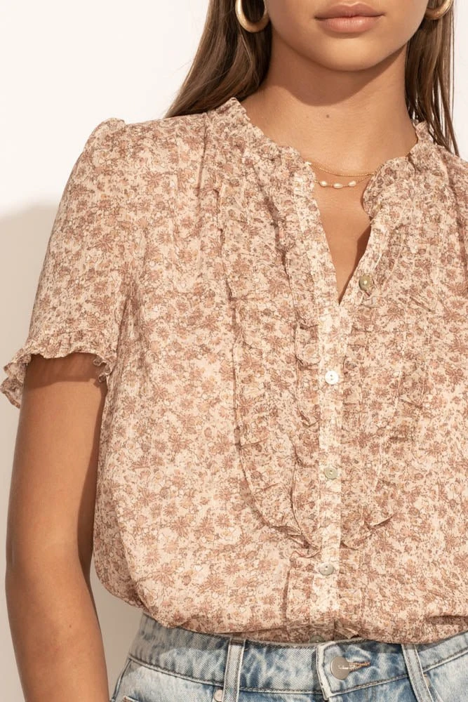 DOE&RAE Faye Floral Blouse Tops 3 DOE&RAE Faye Floral Blouse Tops