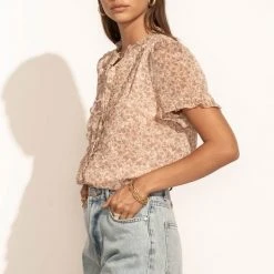 DOE&RAE Faye Floral Blouse Tops 12 DOE&RAE Faye Floral Blouse Tops