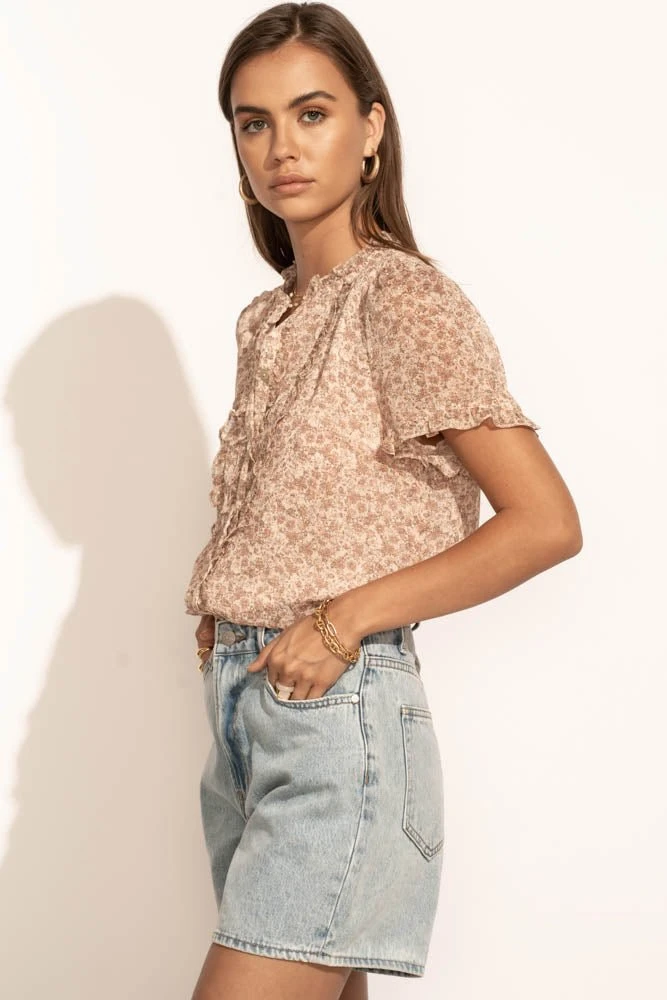 DOE&RAE Faye Floral Blouse Tops 5 DOE&RAE Faye Floral Blouse Tops