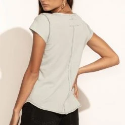 LA MIEL Zoe Tee In Blue New Arrivals