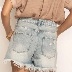 Plastic Vervet Marnie Mom Shorts