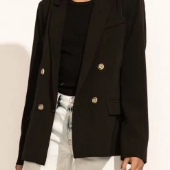 AARON & AMBER New Arrivals PREORDER - Romaine Blazer In Black 20 AARON & AMBER New Arrivals PREORDER - Romaine Blazer In Black