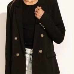 AARON & AMBER New Arrivals PREORDER - Romaine Blazer In Black