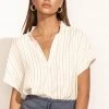 FUN 2 FUN Tops Becky Striped Blouse