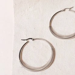 THE ENCORE FASHION GROUP Coiled Hoop Earrings