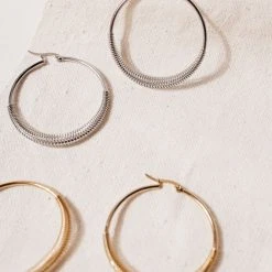 THE ENCORE FASHION GROUP Coiled Hoop Earrings
