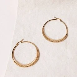 THE ENCORE FASHION GROUP Coiled Hoop Earrings