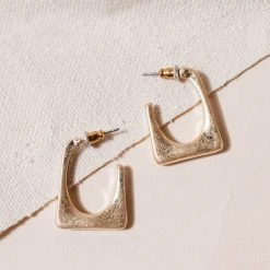 JOYFUL JEWELRY Mathilda Cuff Earrings In Gold