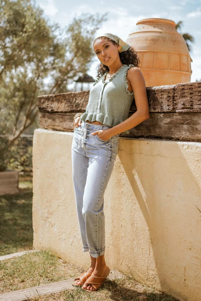 VERY J Emery Tank Top In Oatmeal Tops 8 VERY J Emery Tank Top In Oatmeal Tops