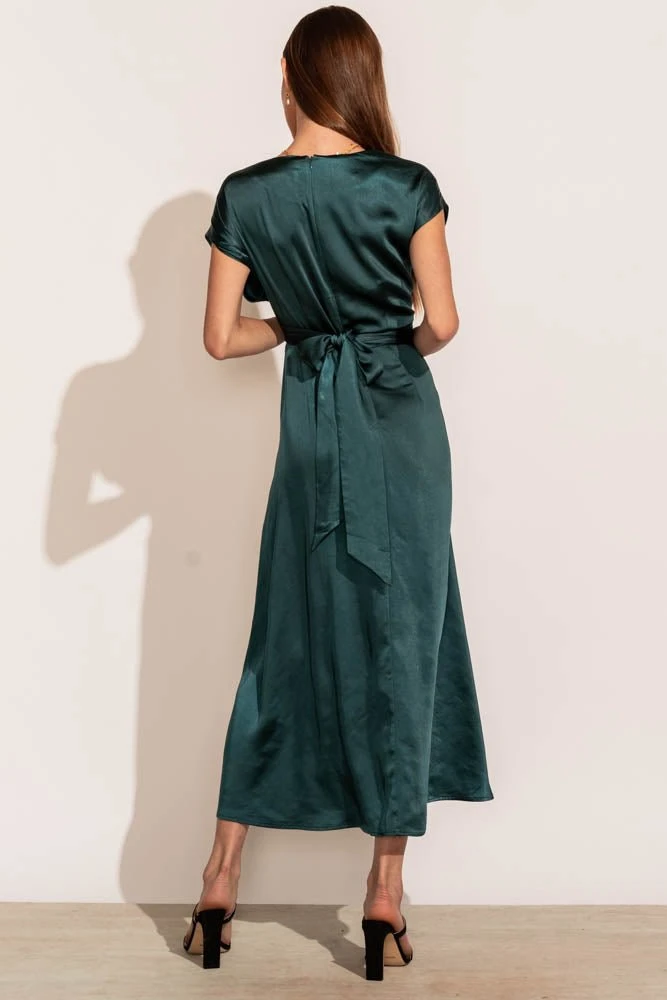 WORUI Rosalind Midi Dress In Teal 7 WORUI Rosalind Midi Dress In Teal