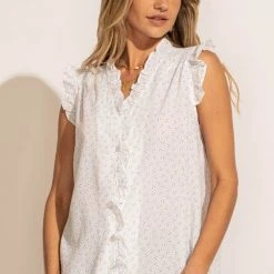 DOE&RAE Twyla Floral Blouse Work Edit