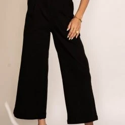 FINAL TOUCH COLLECTION Shelby Pants In Black New Arrivals
