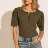 WORUI Louella Top In Olive 2 WORUI Louella Top In Olive