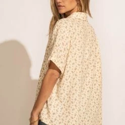 FUN 2 FUN Jana Button Down Top Tops