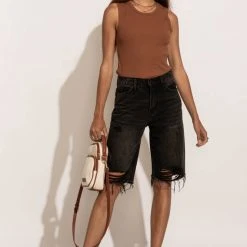 LA MIEL Roselyn Tank Top In Brown