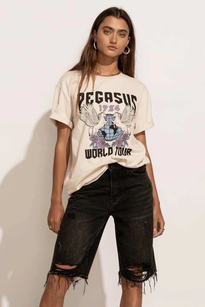 WORUI Pegasus Graphic Tee Tops 3 WORUI Pegasus Graphic Tee Tops