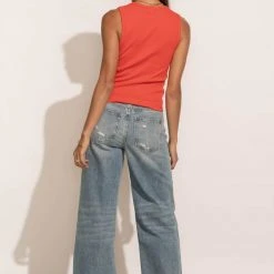 LA MIEL New Arrivals Roselyn Tank Top In Red