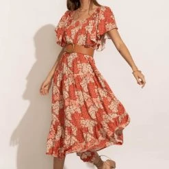 JACQUIE THE LABEL Galilee Floral Dress
