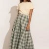 Listicle Sachi Plaid Skirt In Blue New Arrivals