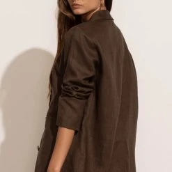 LISTICLE Adella Blazer In Brown