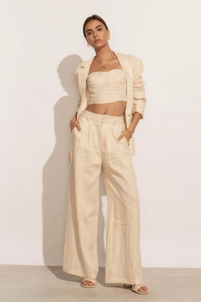 LISTICLE Adella Pants In Natural New Arrivals 5 LISTICLE Adella Pants In Natural New Arrivals