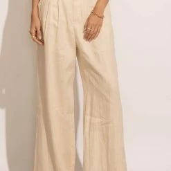 LISTICLE Adella Pants In Natural New Arrivals