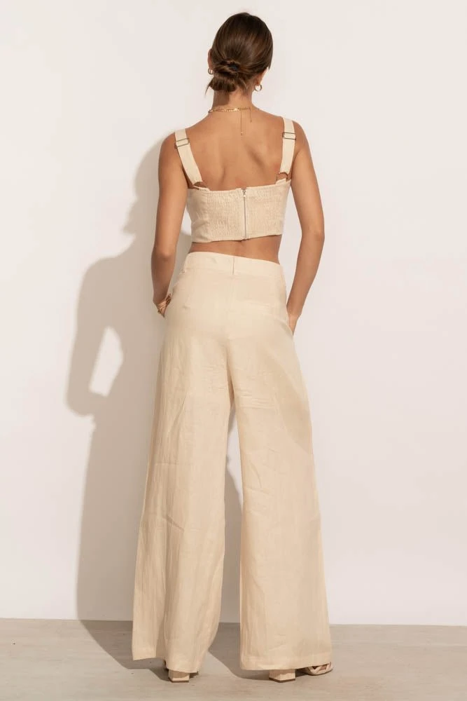 LISTICLE Adella Pants In Natural New Arrivals 6 LISTICLE Adella Pants In Natural New Arrivals