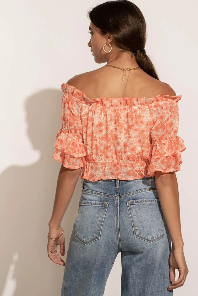 LE LIS Bohme In Bloom Velma Crop Top - FINAL SALE 9 LE LIS Bohme In Bloom Velma Crop Top - FINAL SALE