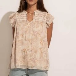 JACQUIE THE LABEL Tops Carina Floral Blouse 12 JACQUIE THE LABEL Tops Carina Floral Blouse